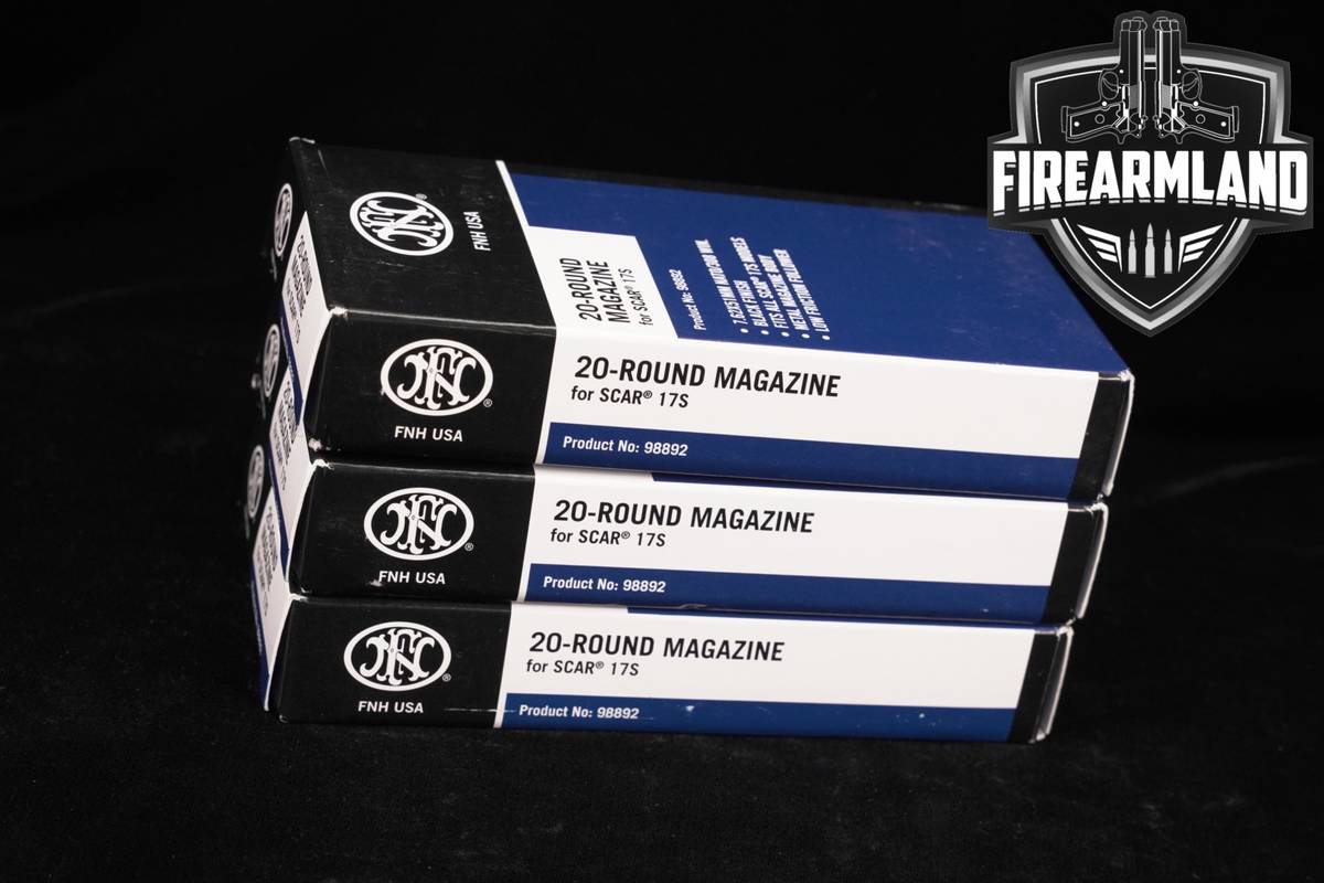 FN THREE (3) SCAR 17S 20-Round Magazines 7.62x51mm NATO 17-S Mags