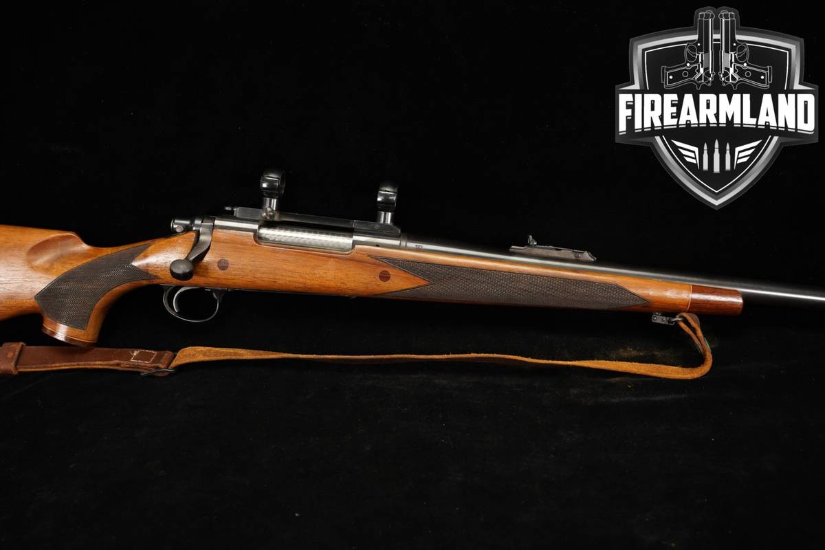 Remington Model 700 BDL 375 H&H Magnum 26 Blued & Walnut M700 +SCOPE RINGS