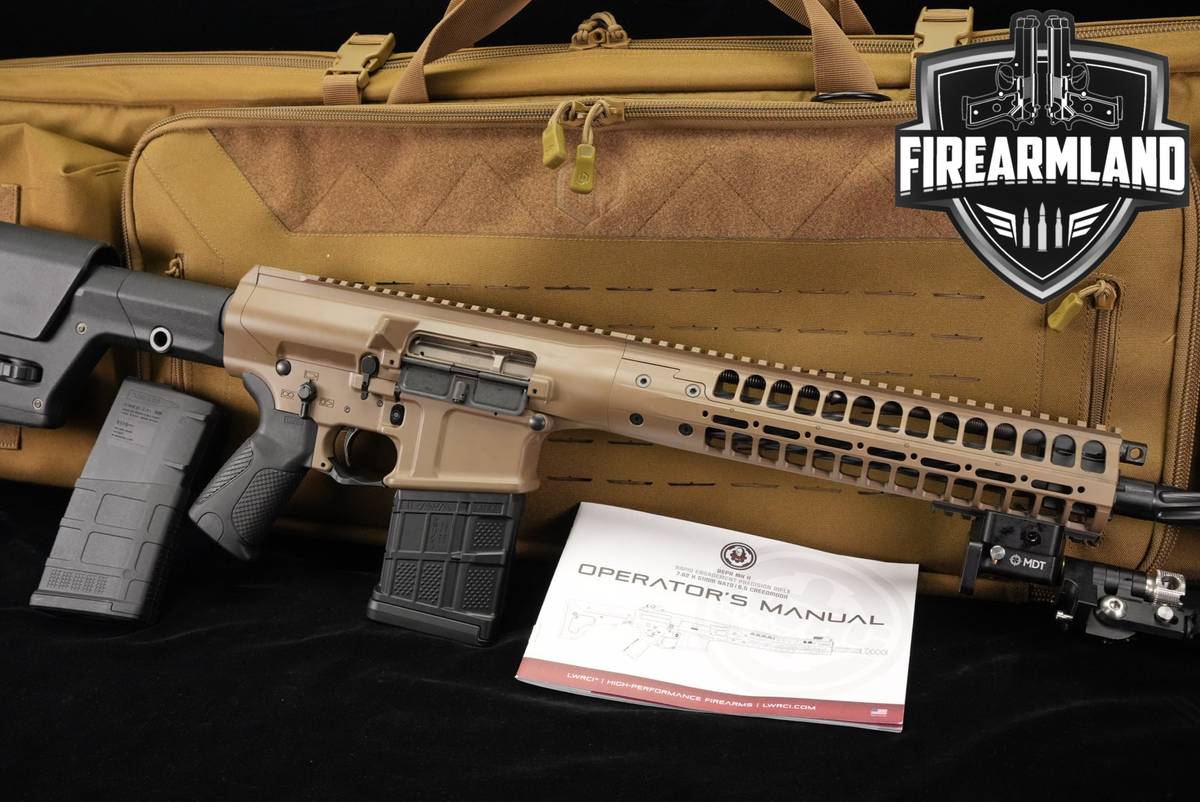 LWRC R.E.P.R MKII-SC 6.5CM AR-10 AR10 22 FDE MK2 MK II GEISSELE SSA-E +CASE