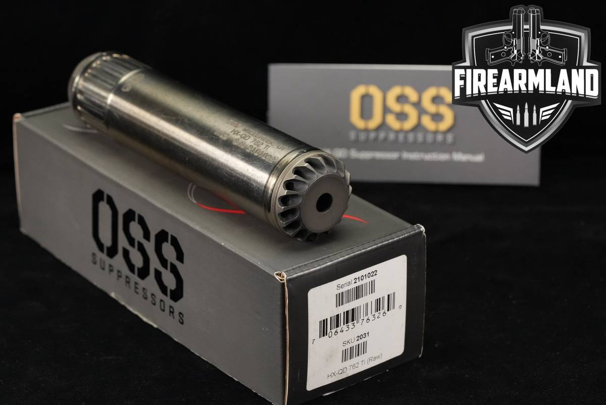 OSS Suppressors HX-QD 762 TI 7.45" Suppressor HXQD Silencer +ORIG BOX