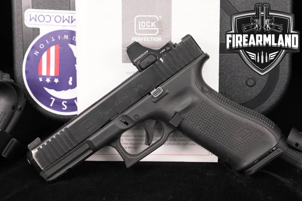 Glock 17 Gen5 G17 Gen 5 9mm 4.49" +ORIG CASE, VORTEX OPTICS