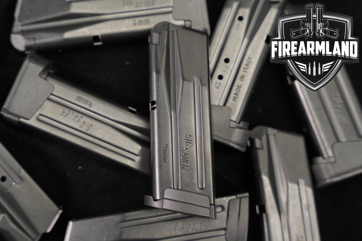 Sig Sauer TEN (10) P320 12 Round Magazines 9mm Luger P-320 Mags