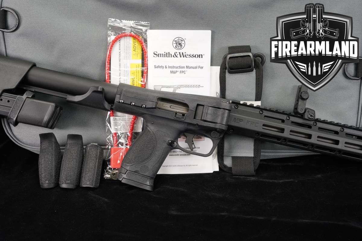 Smith & Wesson M&P FPC 9mm S&W THREADED +3 MAGS & ORIG CASE