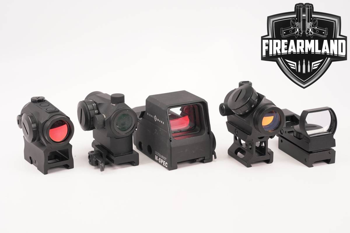 FIVE RED DOT SIGHT LOT 5 Pack Sig Sauer Sightmark Firefield RDS