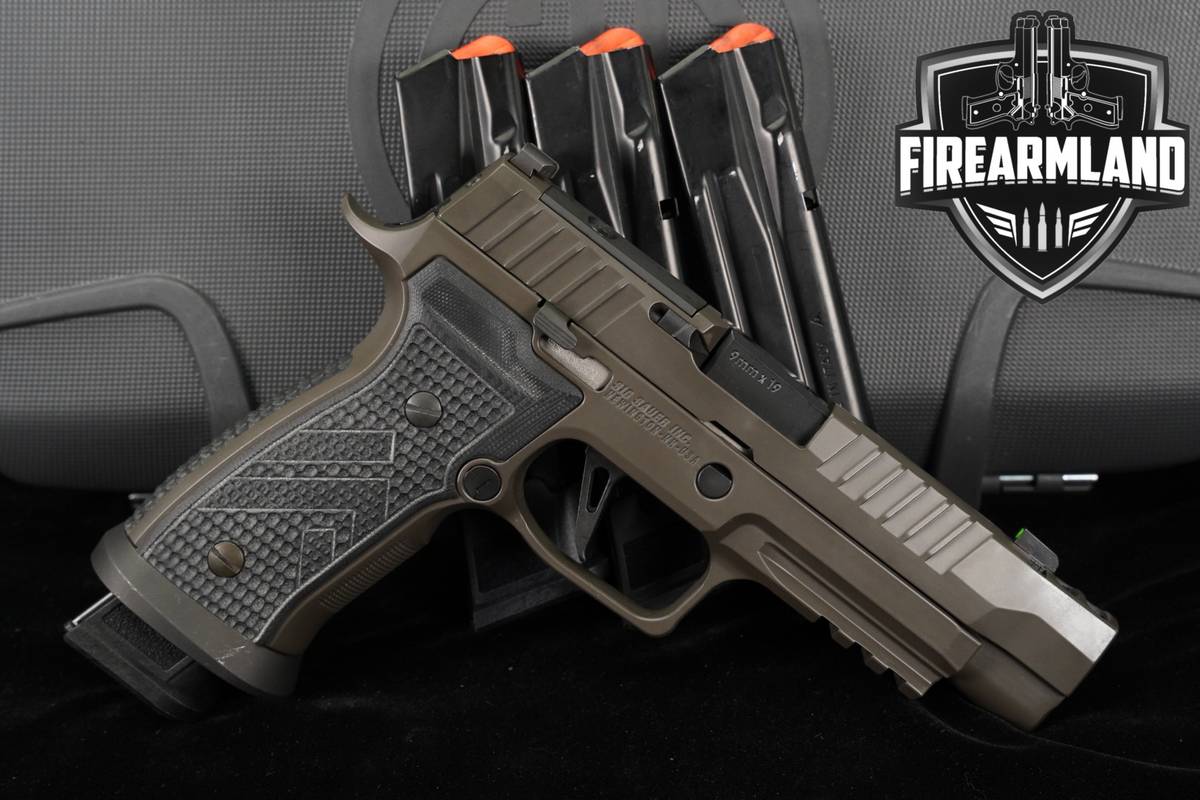 Sig Sauer P320 AXG Legion COMP 9mm OR 3.9" P-320 +4 MAGS & ORIG CASE