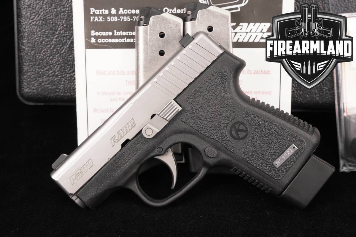 Kahr Arms P380 P-380 ACP 2.5" Two-Tone Stainless +3 MAGS & ORIG CASE