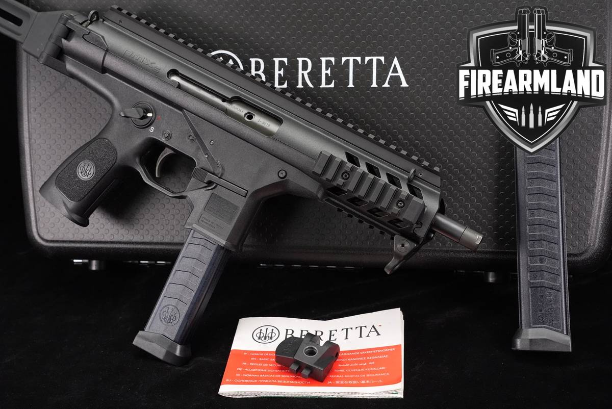 Beretta PMXs 9mm 6.9" PMX-s BRACE +2 MAGS & ORIG CASE