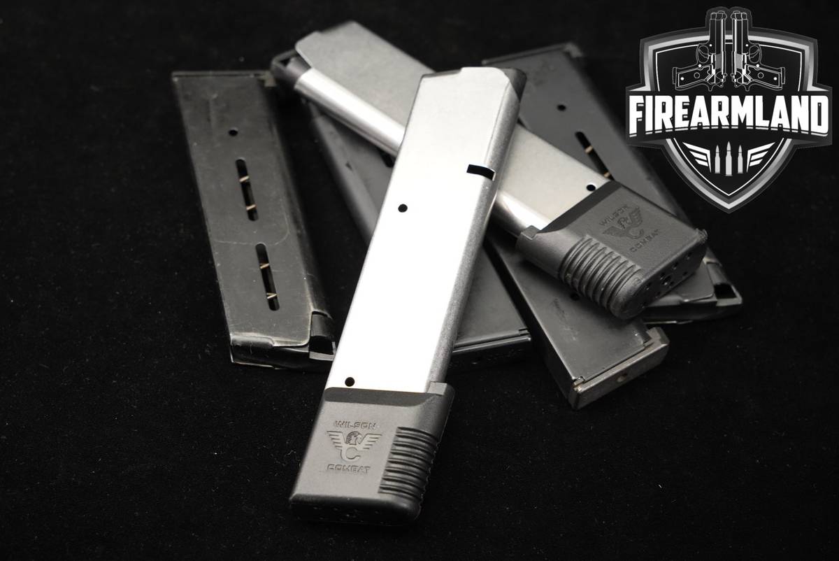 Wilson Combat (WC) SIX (6) 1911 8 & 10 Round Magazines .45 ACP Mags