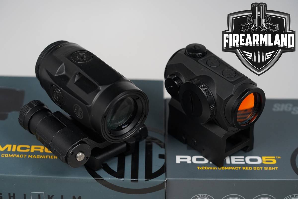 Sig Sauer Romeo5 1x20mm & Juliet3 Micro 3X Magnifier Combo Romeo 5 Juliet 3