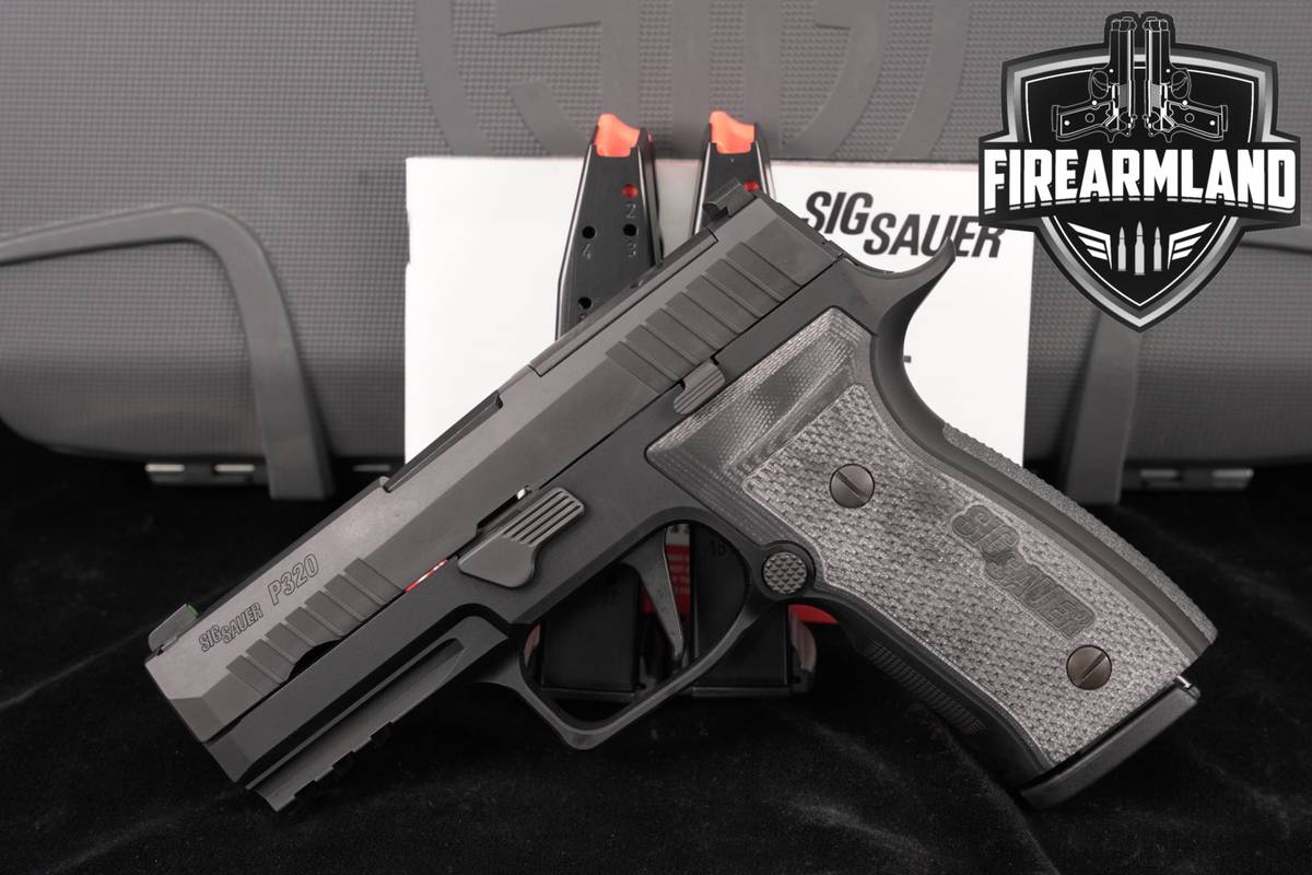 Sig Sauer P320 AXG Carry 9mm Optics-Ready 3.9 P 320 +3 MAGS, ORIG CASE