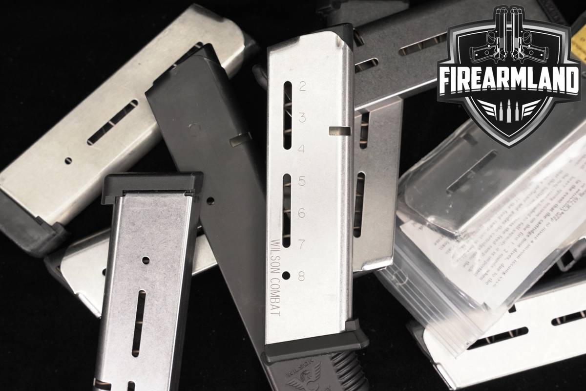 Wilson Combat (WC) TEN 1911 8 & 10 Round Magazines .45 ACP Mags