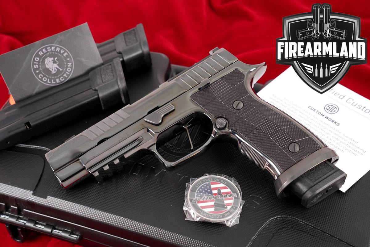 LIMITED Sig Sauer P320-SXG Reserve Collection, Custom Works 9mm 3.9" P 320