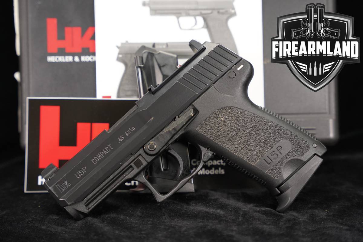 Heckler & Koch USP Compact 45 ACP H&K V7 LEM USP45 DA/SA +2 MAGS, ORIG CASE