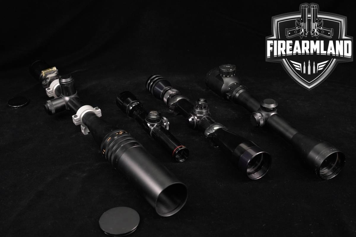 Four Scope Lot Hunting 4 Pack BSA Simmons Weaver Micro-Trac Riflescope