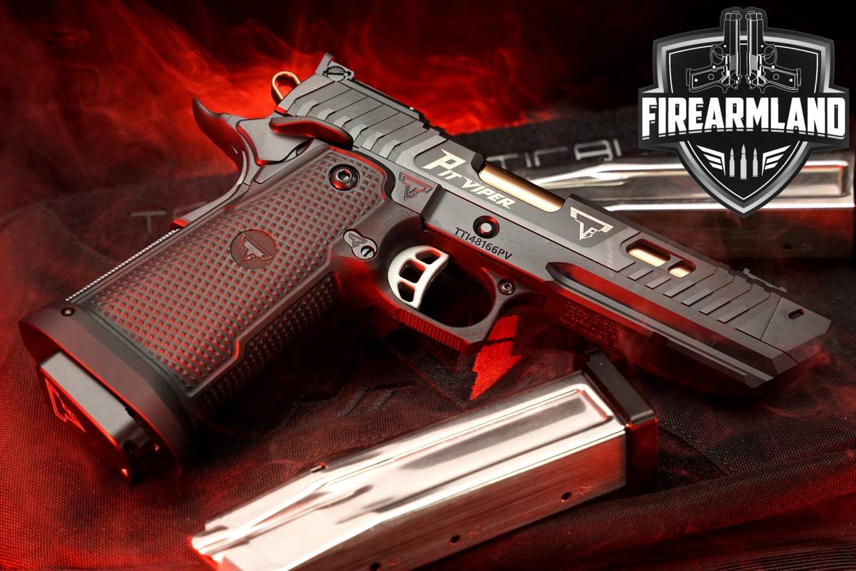 Taran Tactical TTI JW4 Pit Viper COMP 9mm 1911 2011 +3 MAGS & ORIG CASE