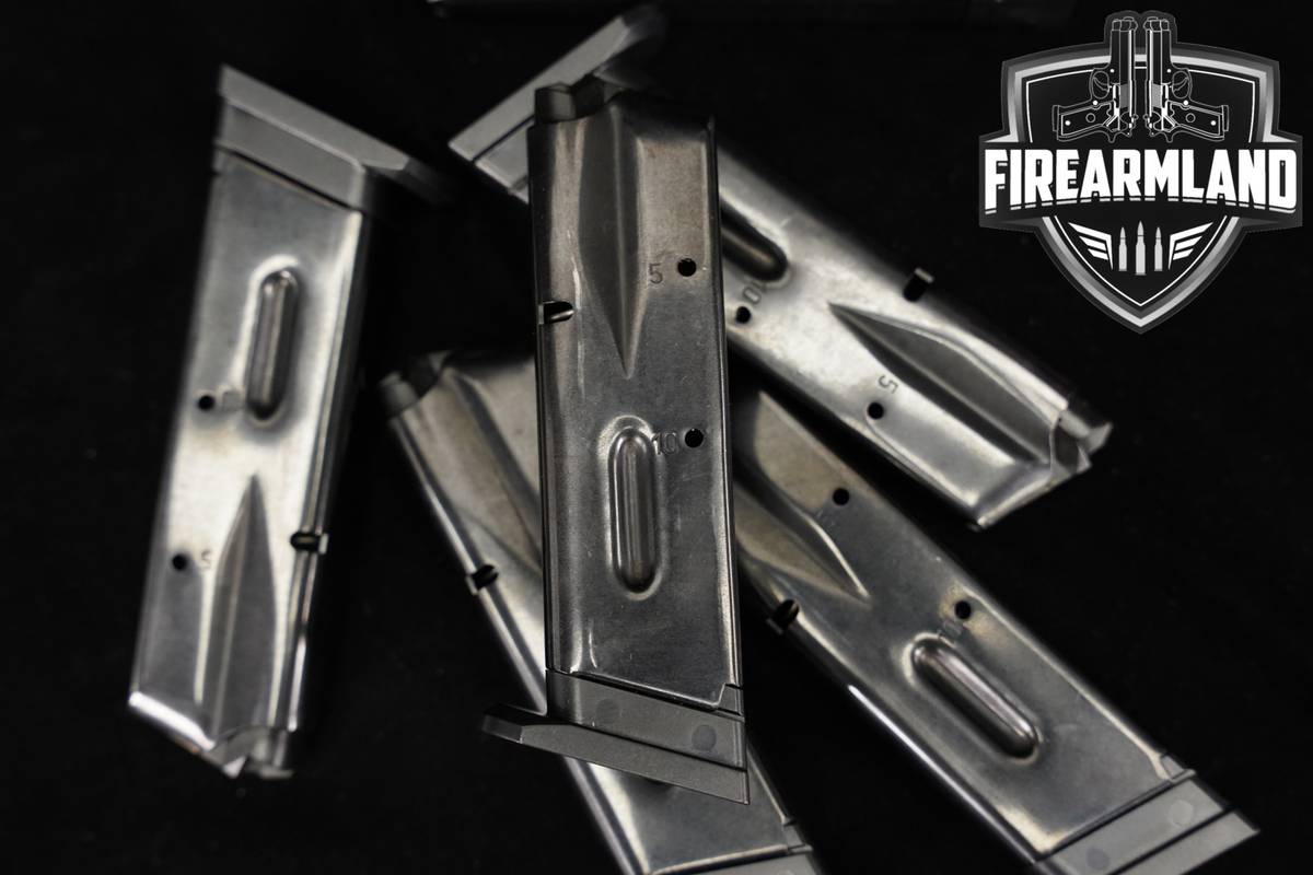 SIX (6) Smith & Wesson (S&W) 3900 Series 10-Rd Compliant Magazines 9mm Mags