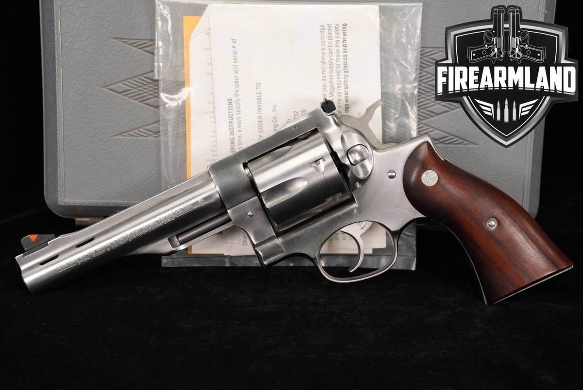 1993 Ruger Redhawk 44 Rem Mag 5.5" Satin Stainless +ORIG CASE