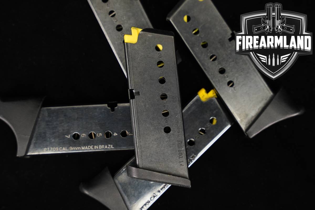 FIVE (5) Taurus PT709 7 Round Magazines 9mm Luger PT-709 Mags