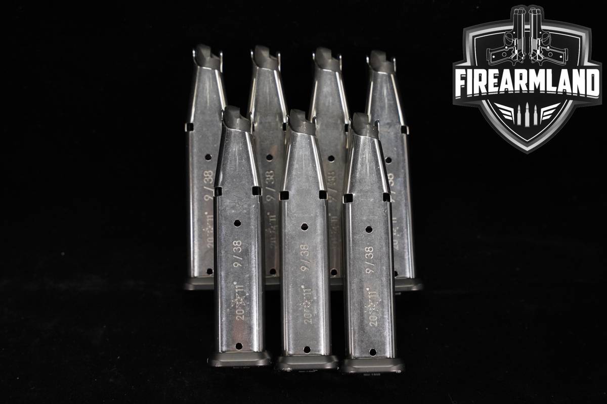 SEVEN (7) Staccato (STI) 2011 10 & 16 Round Magazines 9mm Luger Mags
