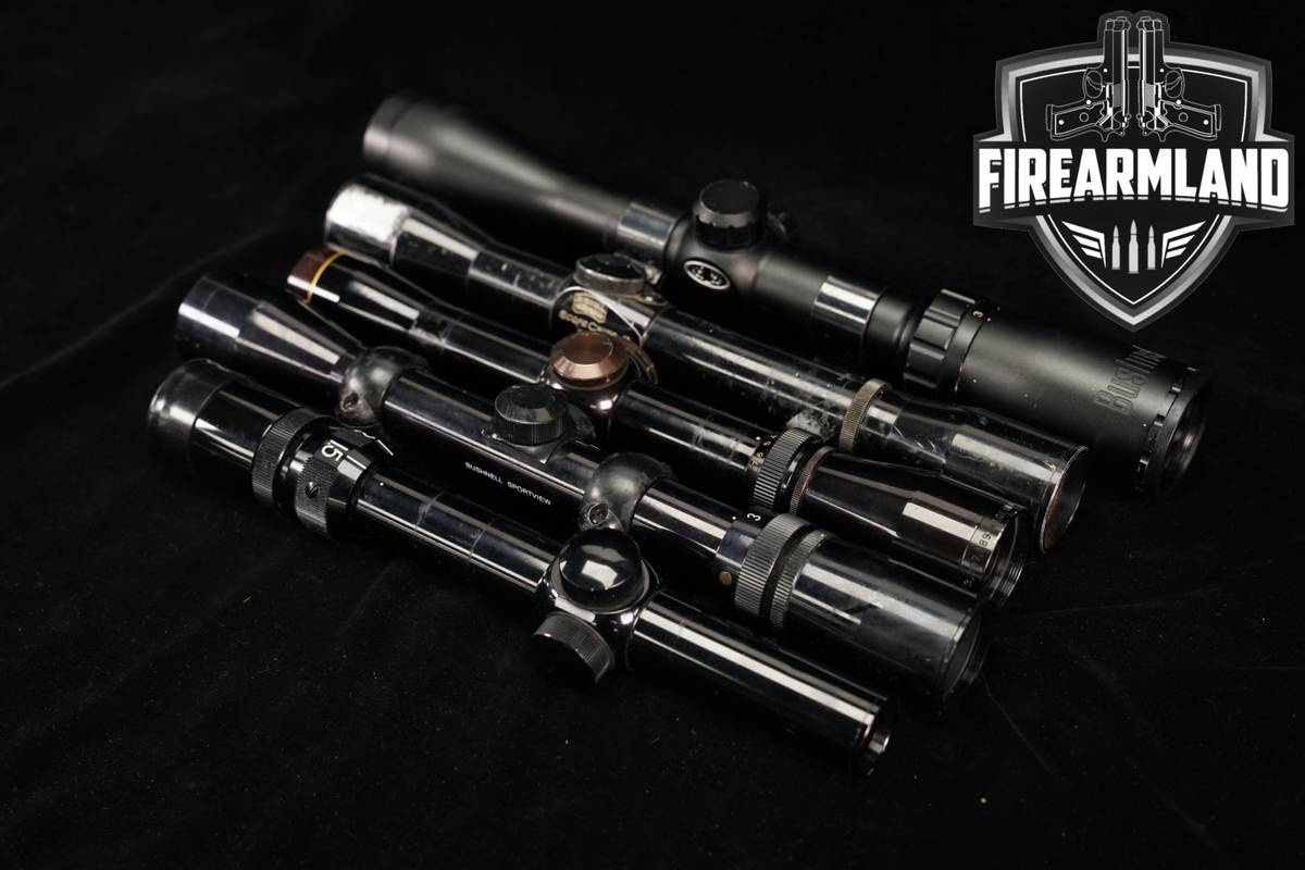 FIVE SCOPE LOT 5 Pack Bushnell Leupold Riflescope Scopes