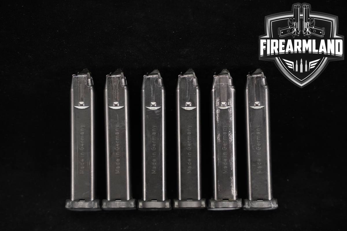 SIX (6) Heckler & Koch H&K VP9/ P30 15 Round Magazines 9mm Luger SFP9 Mags