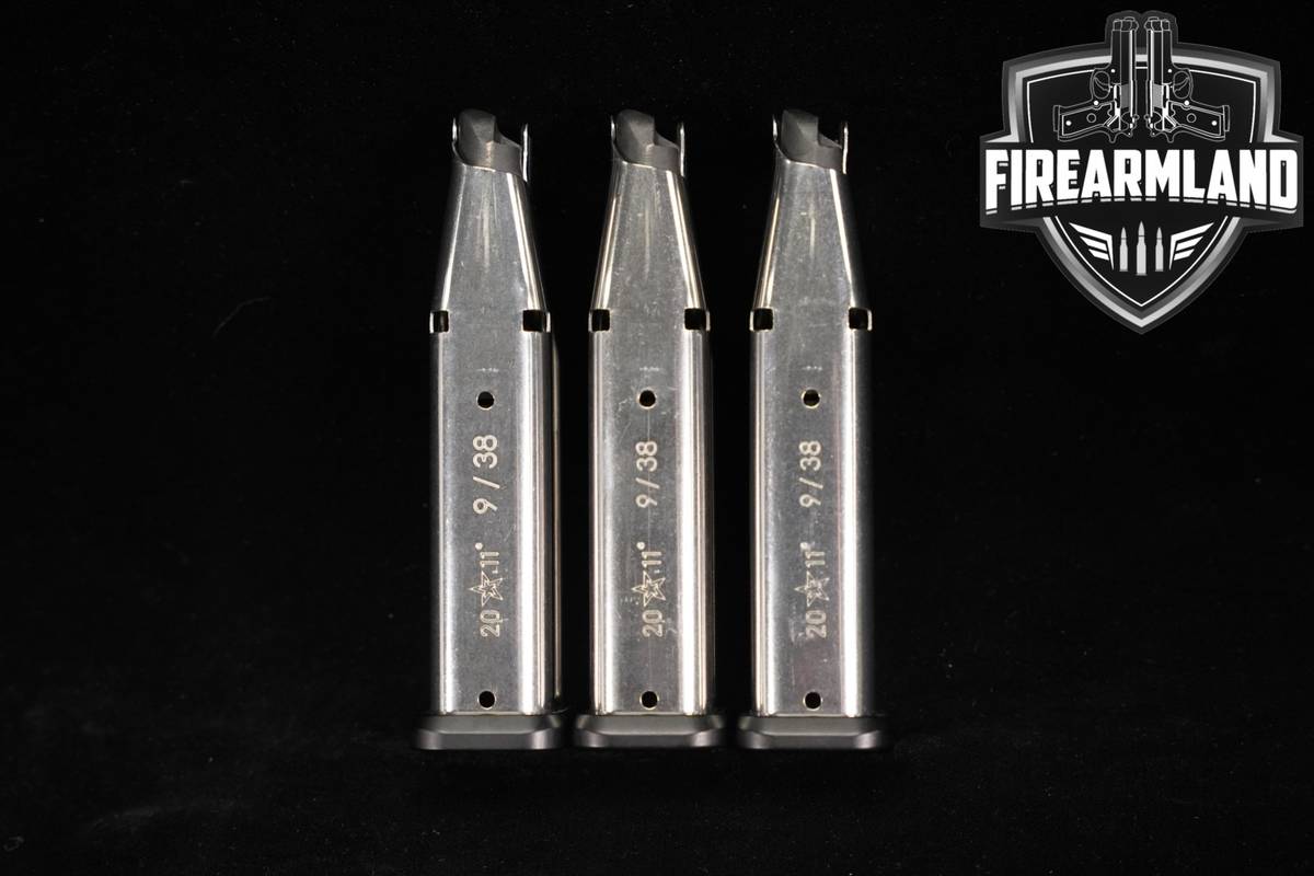 THREE (3) Staccato (STI) 2011 C2 16-Round Magazines 9mm Luger Mags
