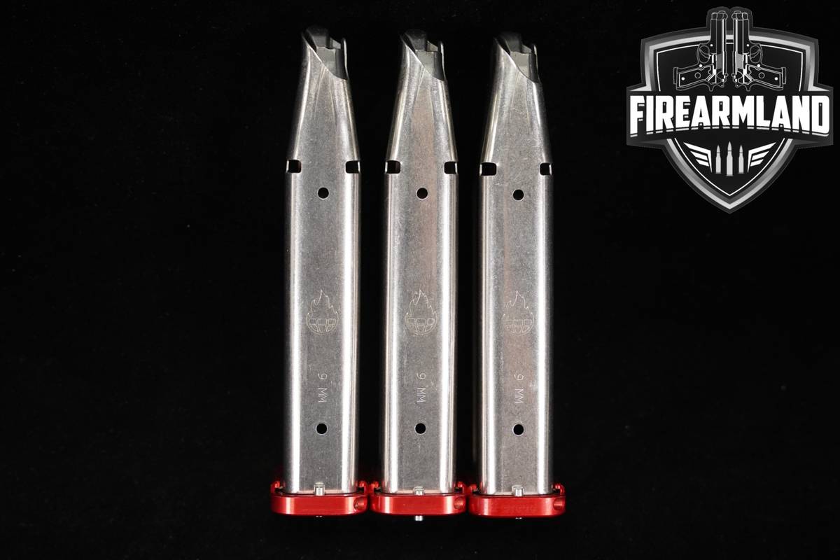 THREE (3) Atlas Gunworks 2011 DS 1911 20 Round Magazines 9mm Luger Mags