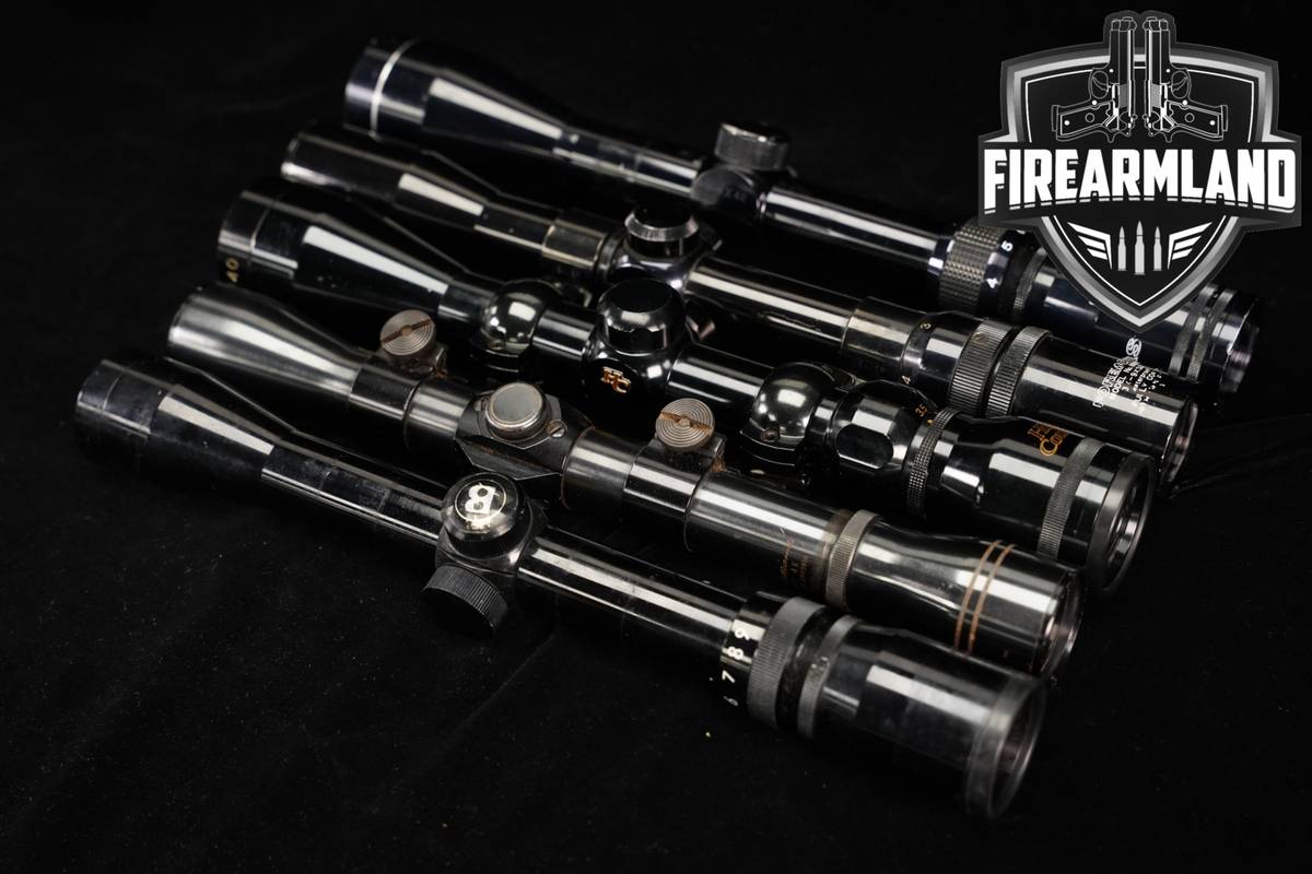 FIVE SCOPE LOT 5 Pack FOREMOST Tasco Jed Williams Bushnell Scopes