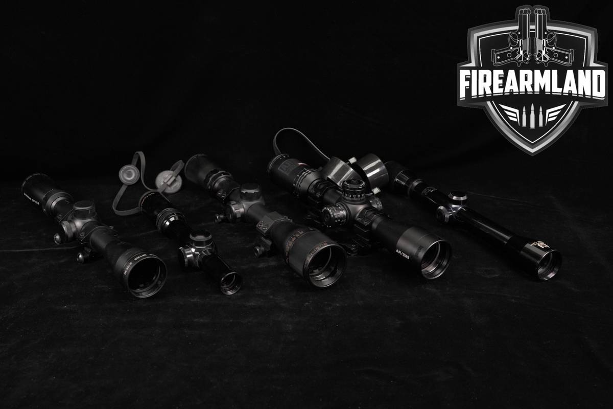 FIVE SCOPE LOT 5 Pack Burris Universal Viridian Bushnell Riflescope Scopes