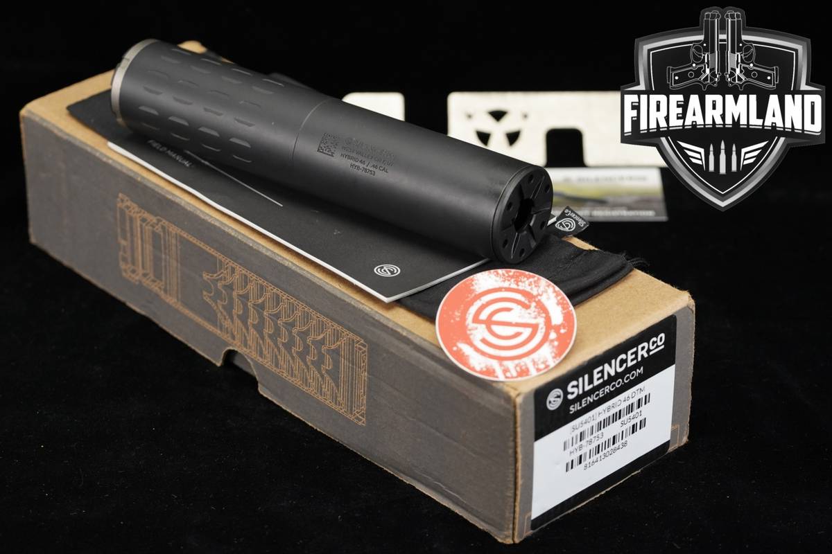 SilencerCo HYBRID 46 DTM Cal Suppressor Hybrid46 +ORIG BOX