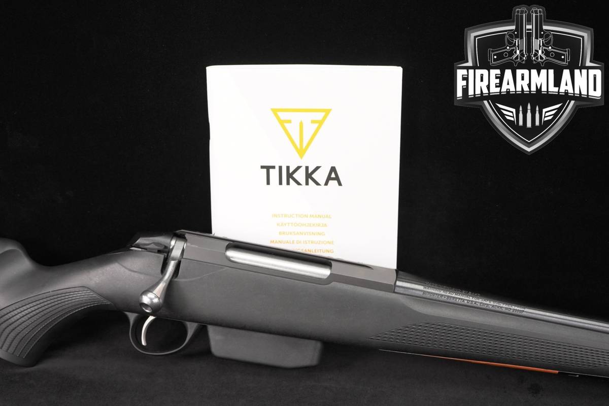 Tikka T3x Lite 6.5 PRC 22.4" Blued & Black T3-x THREADED
