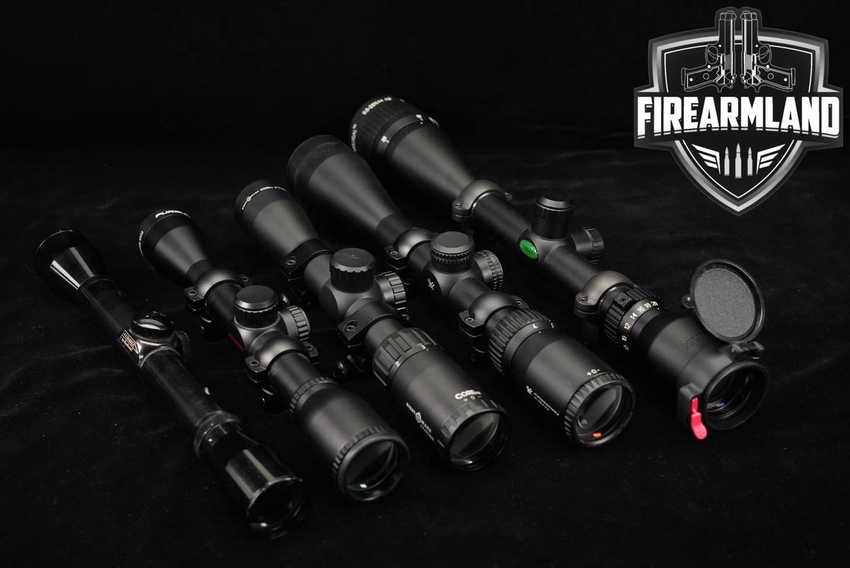 FIVE SCOPE LOT 5x Bushnell Pursuit Rimfire Sightmark Mueller Vortex Scopes