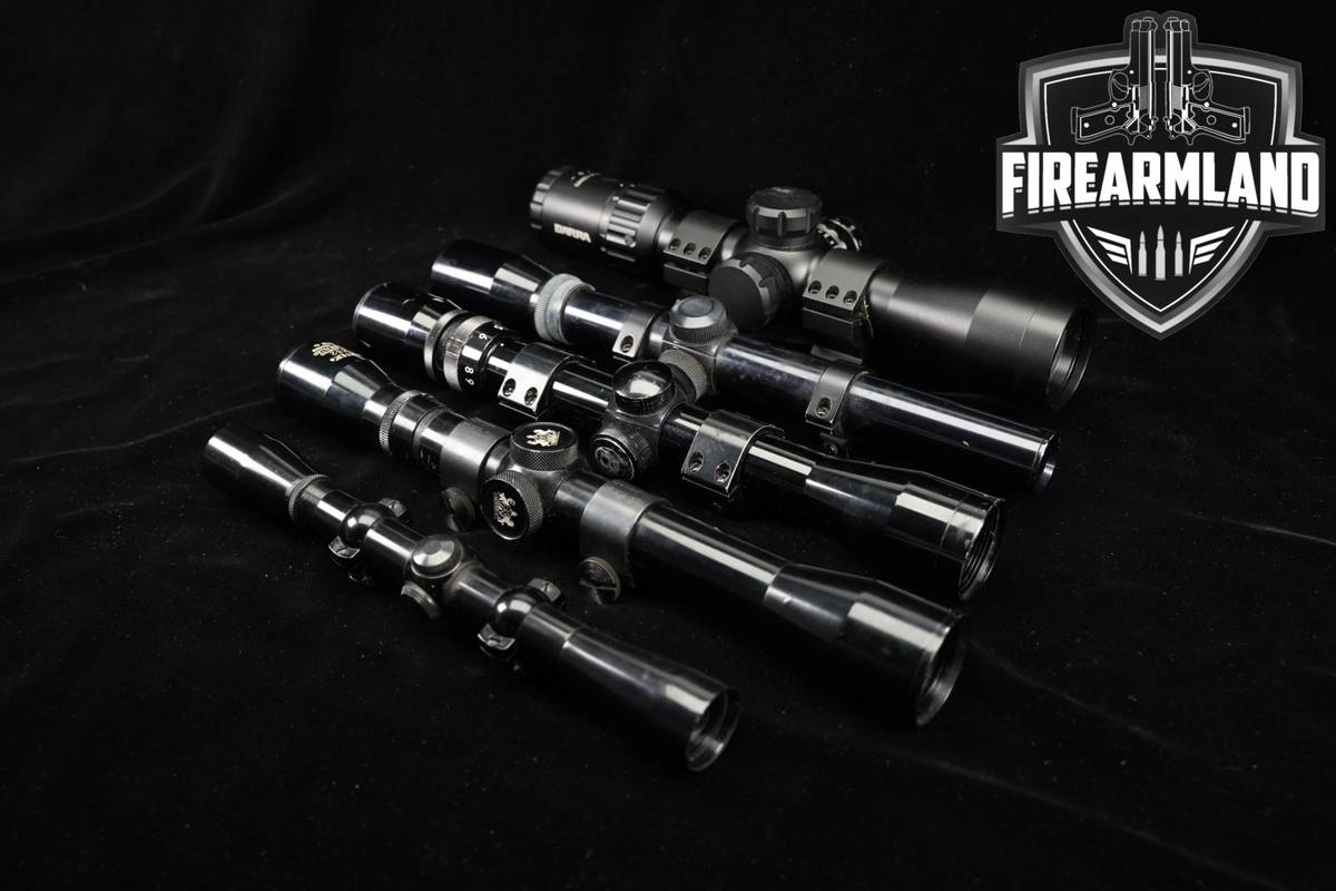 FIVE SCOPE LOT 5 Pack Herter's Bushnell Barra Browning Riflescope Scopes