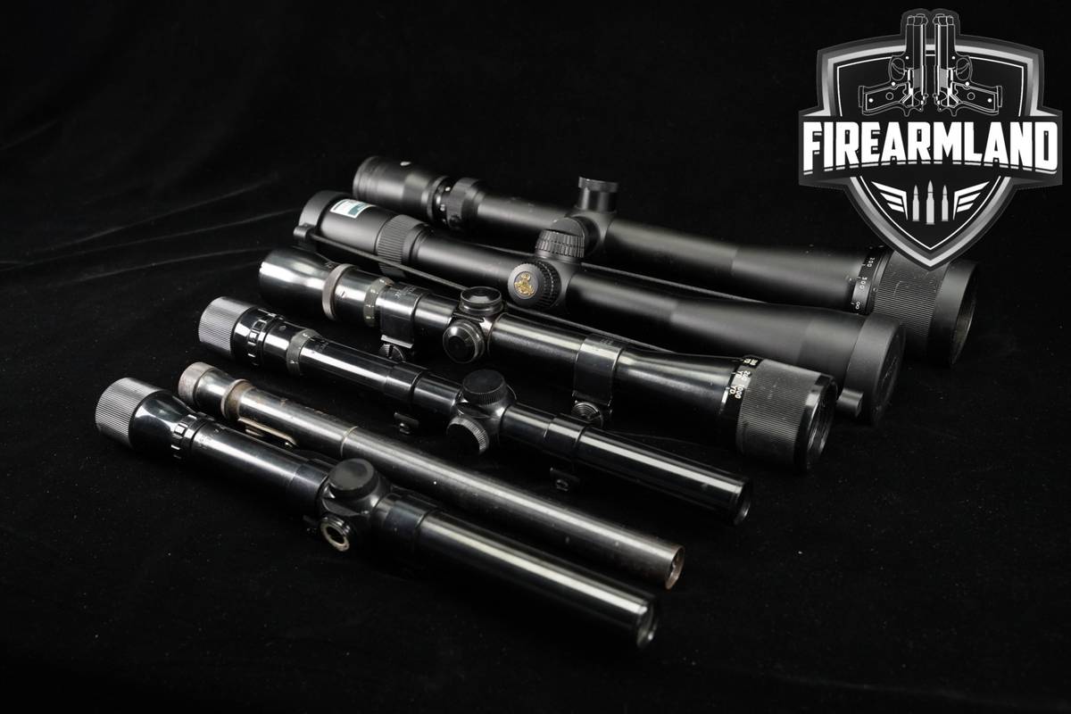 SIX SCOPE LOT 6 Pack Weaver Tasco Nikon Riflescope Scopes