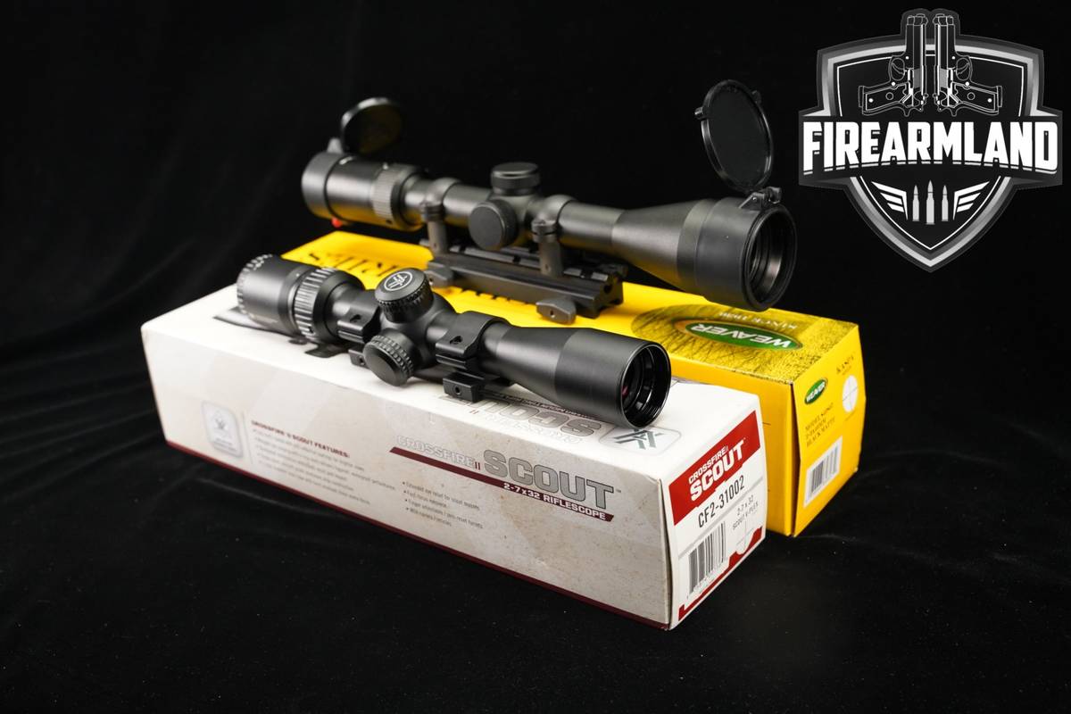 TWO SCOPE LOT 2 Pack Weaver Vortex Riflescope Scopes +ORIG BOX