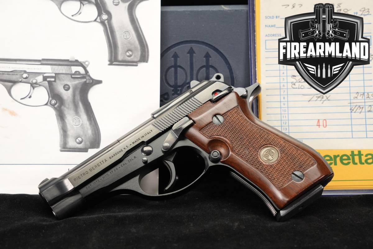 P Beretta Mod 87 BB Cheetah 22LR 3.8" Blued M87 +ORIG CASE